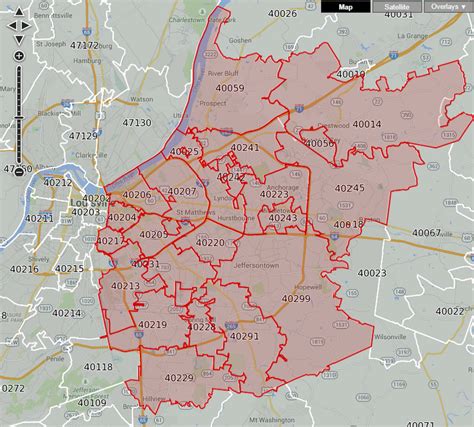 32 Kentucky Zip Code Map Maps Database Source