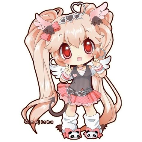 Kawaii Chibi Chibi Galery Liked On Polyvore Featuring Anime Chibi And