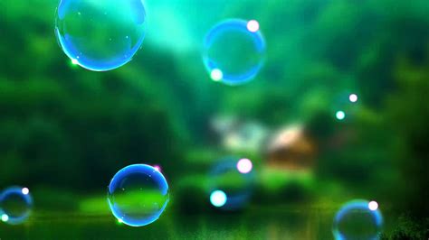 Video Background Hd Bubble Animation Video As Realistic Green
