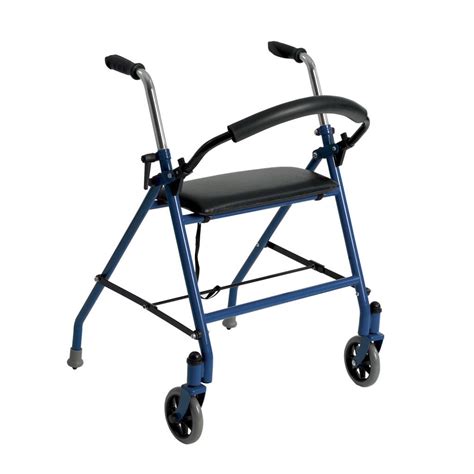 Drive Medical 1239bl Two Wheeled Walker With