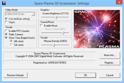 Space Plasma 3d Screensaver Download Make Your Desktop More