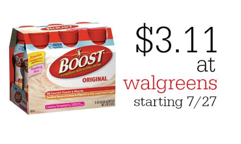 Boost Coupon Get 6 Packs For 311 Each At Walgreens