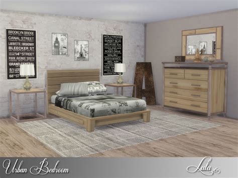 Sims 4 Ccs The Best Urban Bedroom By Lulu265
