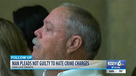 Maybe you would like to learn more about one of these? San Luis Obispo man denies hate crime allegations - YouTube