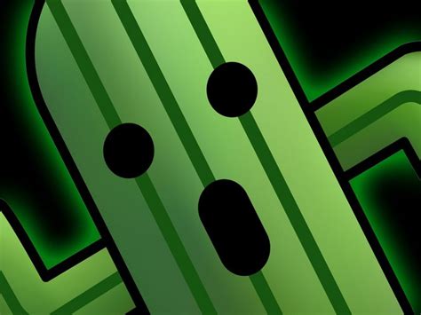 Video Games Symmetry Minecraft Green Creeper Pattern Texture