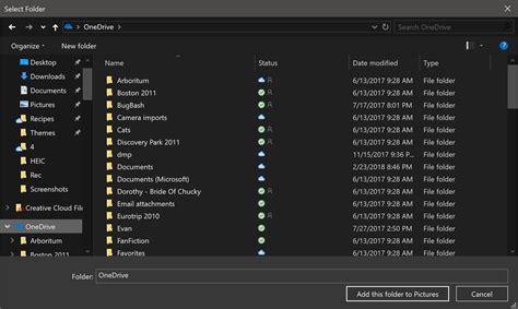 Windows 10s Dark Theme Evolves Now Includes File Explorers File Picker