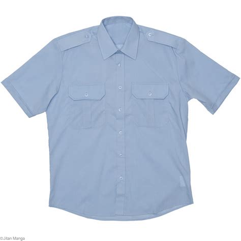 Short Sleeve Pilot Shirt Fine Fit Uniform And Overall Cc
