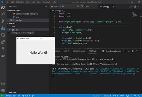 Setting Up PyQGIS3 With VSCode Python3 On Windows Locate Press Blog