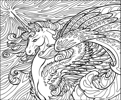 Free unicorns coloring page to print and color. Unicorn Coloring Pages for Adults - Best Coloring Pages ...
