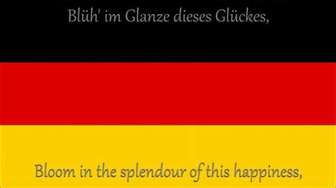 National Anthem Of Germany Deutschlandlied Germanenglish Lyrics