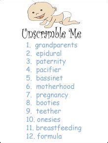 Scramble download worksheet download answer key assign this worksheet. Free Printable Baby Shower Games, A Baby Shower Word ...