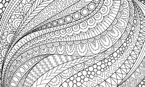 Abstract Line Art For Background Adult Coloring Book Coloring Page