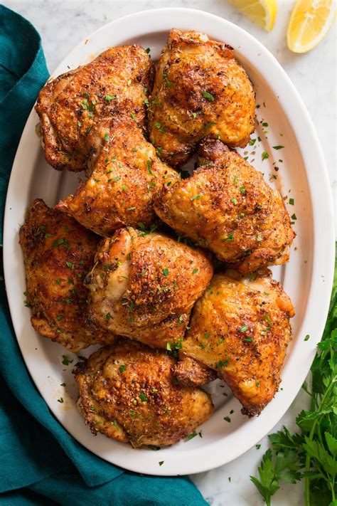 Baked Chicken Legs Skin Side Up Or Down Bakedfoods
