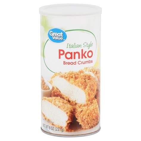 Great Value Italian Style Panko Bread Crumbs 8 Oz