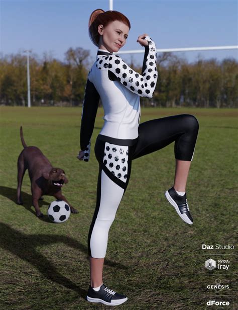 Dforce Soccer Mom Outfit For Genesis Female S Daz D