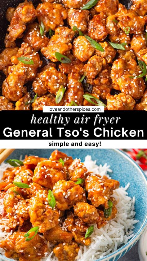 best air fryer general tso s chicken recipe
