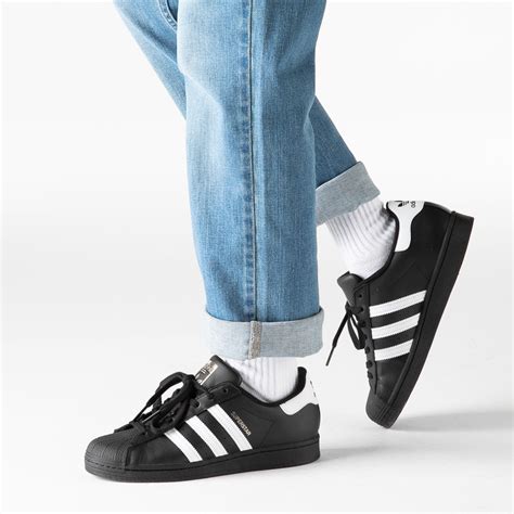 Adidas Superstar Athletic Shoe Black White Journeys