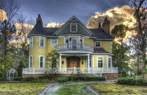 Yellow Victorian Home Photograph By Barry Monaco Pixels