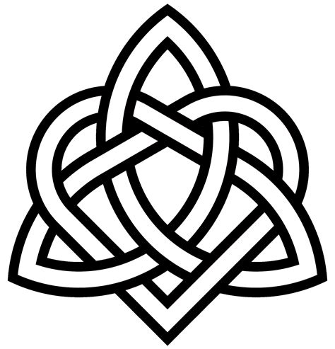 Triquetra Heart Variant Sister Symbol Tattoos Celtic Symbol For