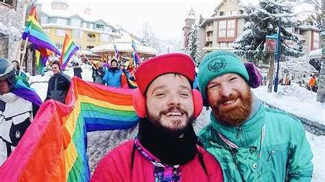 whistler pride and ski festival parade gay ski week with youtube