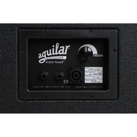 Disc Aguilar Db Series 4x10 Speaker Cabinet 4ohm Classic Black