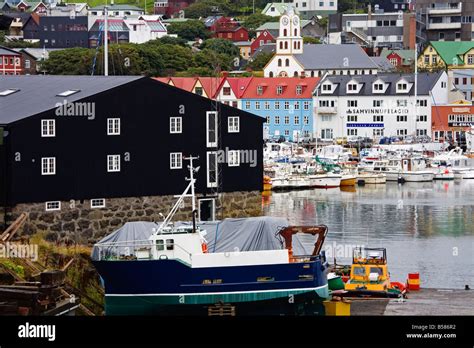 Dry Dock Port Of Torshavn Faroe Islands Faeroes Kingdom Of Denmark