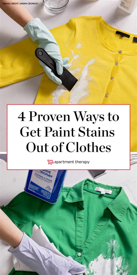 How To Get Paint Out Of Clothes 4 Ways To Remove Paint Stains