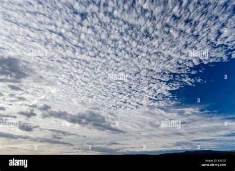 Utah Usa Cirrus Floccus Cirrostratus And Cumulus Humilis Clouds
