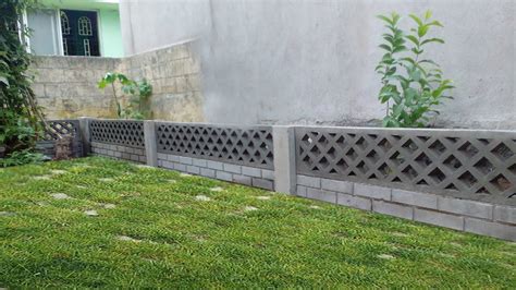 Diy Concrete Garden Wall Youtube