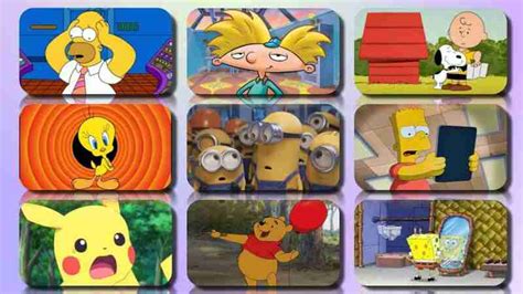 Top 50 Most Popular Yellow Cartoon Characters