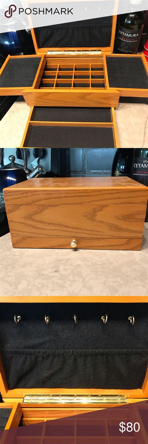 Lori Greiner For Your Ease Only Oak Jewelry Box Lori Greiner