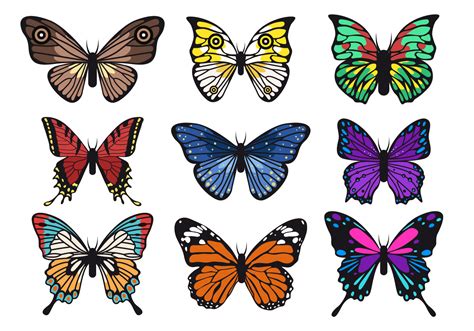Beautiful Butterfly Vector Collections 147464 Vector Art At Vecteezy