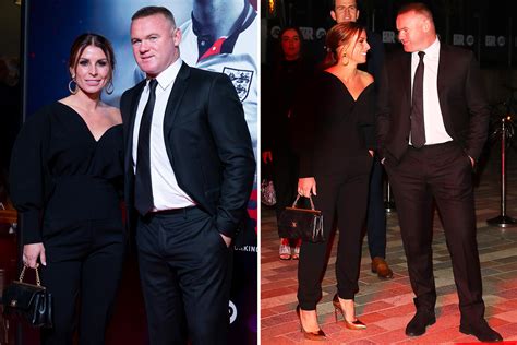coleen rooney cosies up to husband wayne on rare night out together after romantic spa weekend