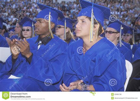 High School Graduating Class Editorial Stock Photo Image Of Female