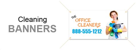 Custom Cleaning Services Banners