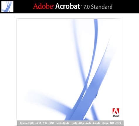 Adobe Acrobat Standard Help 70 Instruction Manual 7 En