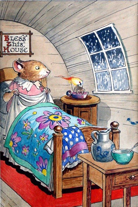 “the Town Mouse And The Country Mouse” Aesops Fables Whimsical Art