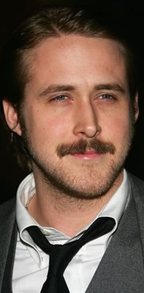 Ryan Gosling Moustache Mustache Men Ryan Gosling
