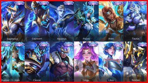 All Old Zodiac Skins In Mobile Legends Youtube