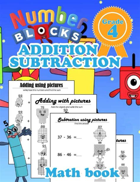 Buy Numberblocks Addition Subtraction Math Book Math Workbook For
