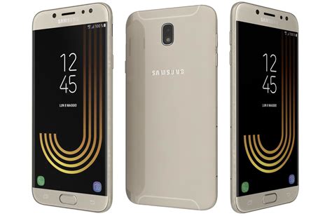 3d Model Samsung Galaxy J7 2017 Gold Cgtrader