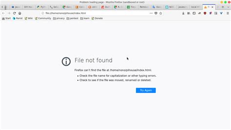 Javascript Local HTML File In Browser Showing File Not Found Error ITecNote