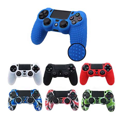 8 Colors Anti Slip Silicone Cover Skin Case For Sony Playstation