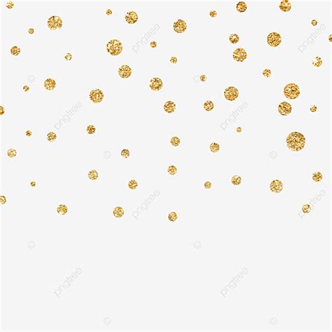 Polka Dots Png Picture Golden Glitter Polka Dot Decoration Golden