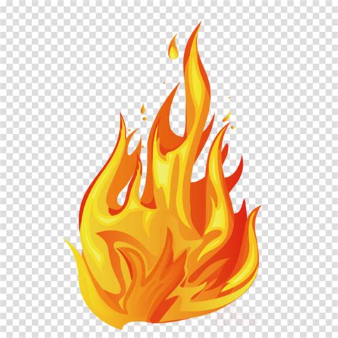 Cartoon Fire Flames Emoji Png Transparent Images