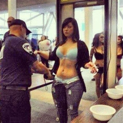 Hottie Getting Strip Searched At The Airport Ve75