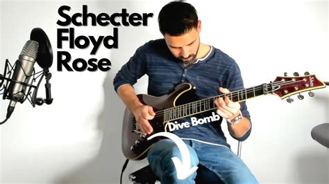 Schecter Hellraiser C-1 FR Floyd Rose Dive Bomb Demo - YouTube