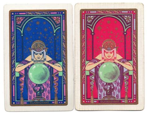Art Deco Us Narrow 1920s Lady Vintage Swap Cards Playing Card Named Eur