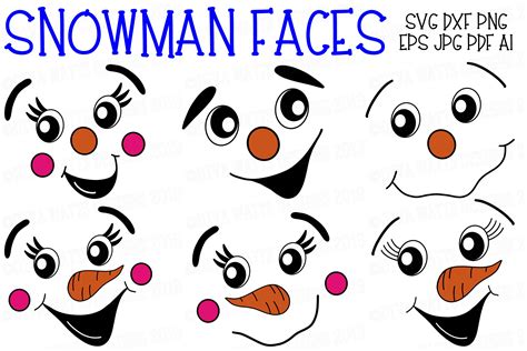 Snowman Face Printables Printable Word Searches