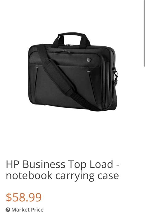Hp Business Top Load Laptop Bag 156 Notebook Carrying Case